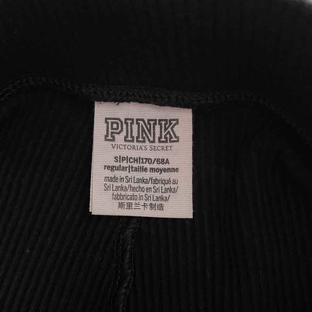 VS Pink ribbed Flared Leggings - Picture 2 of 3